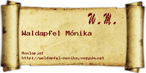 Waldapfel Mónika névjegykártya